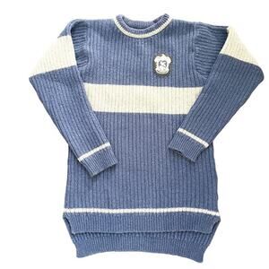 Harry Potter Lochlaven of Scotland Womens Ravensclaw Sweater Sz S Wool Blue